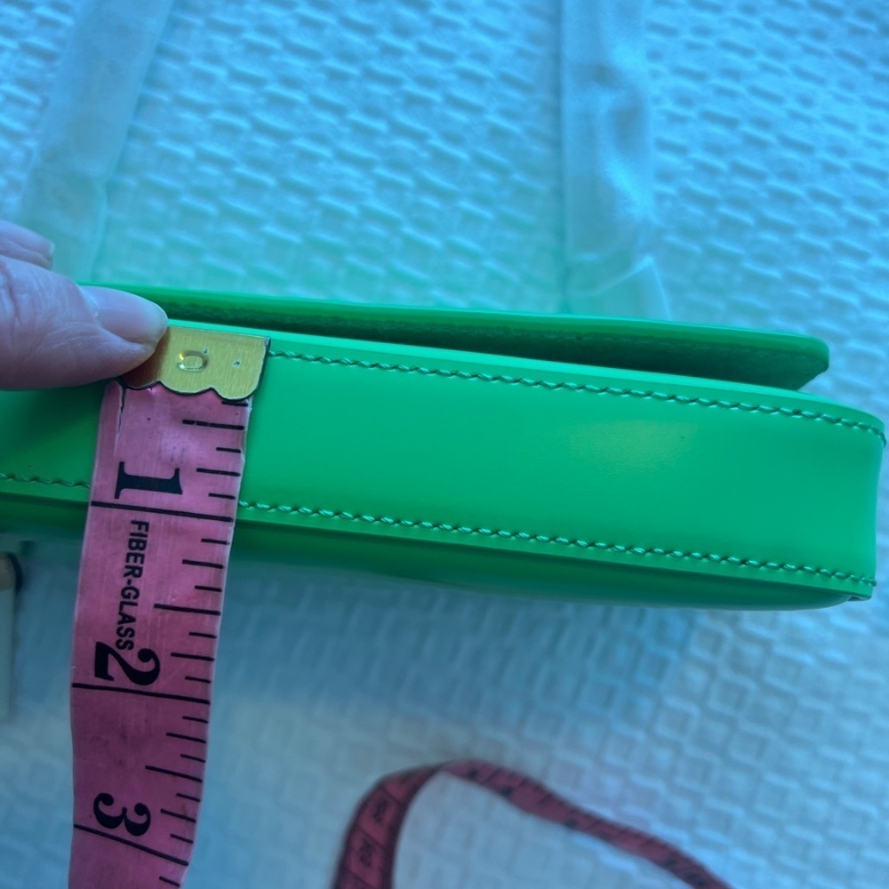 Sandro Vert Pomme Mini Purse Green Chain Strap Women's Bag - Picture 15 of 16